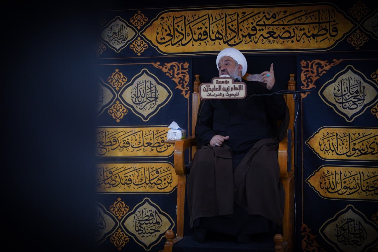 مؤسسة الإمام زين العابدين (عليه السلام) تقيم مجلس عزاء بذكرى شهادة  سيدة نساء العالمين فاطمة الزهراء عليها السلام